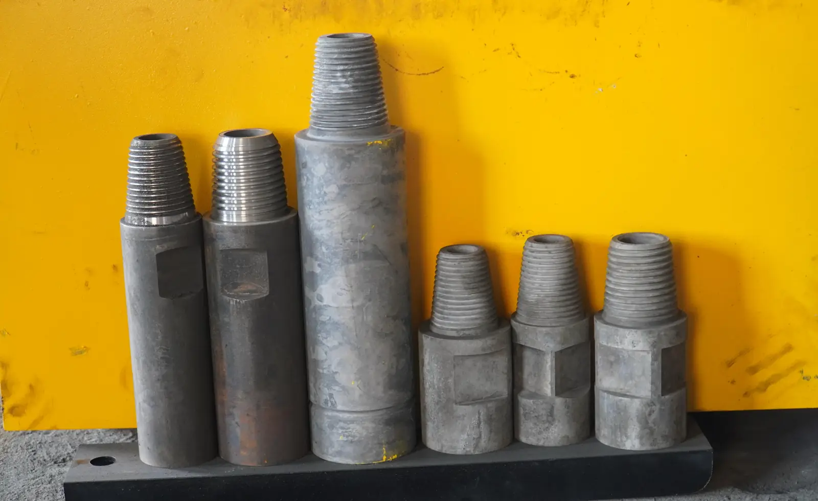 KISN friction welding station in drill pipe workshop